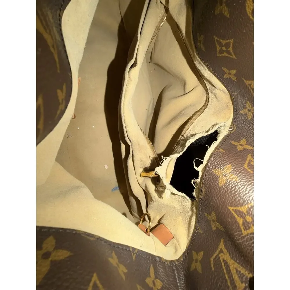 LOUIS VUITTON Artsy GM Shoulder Bag Large Monogram Woven Handle Leather Tote LV